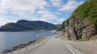 E69 nach Süden in Richtung Alta