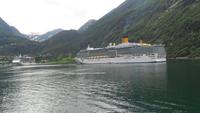 Ende des Geiranger-Fjords