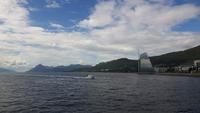 Fährüberfahrt von Molde nach Vestnes (Romsdalsfjord - Blick auf Molde)