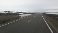 Fahrt über das Saltfjell