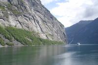 Fahrt auf dem Geirangerfjord