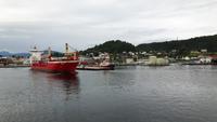 Fahrt mit der Hurtigrute von Florø nach Bergen (Florø)