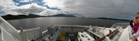Fjordfähre an der Helgelandskysten
