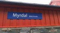 Flåmsbane - die steilste Eisenbahnstrecke der Welt - Myrdal 866 m ü. d. M