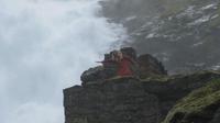 Flam - Fahrt mit der Flambahn - am Kjosfossen Wasserfall