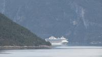 Geiranger - Fahrt durch den Geirangerfjord