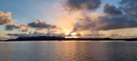 Helgelandküste - Sonnenuntergang zwischen Brønnøysund und Rørvik
