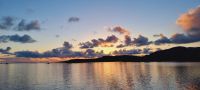 Helgelandküste - Sonnenuntergang zwischen Brønnøysund und Rørvik 