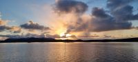Helgelandküste - Sonnenuntergang zwischen Brønnøysund und Rørvik 