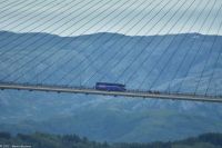 Helgelandsbrücke über den Leirfjorden an der Helgelandskysten