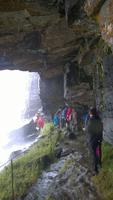 Hinter dem Wasserfall