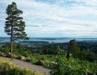 Holmenkollen, Blick nach Oslo