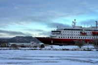 Hurtigruten - MS Kong Harald - Kirkenes am Bøkfjorden