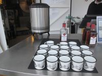 Kakao und Cognac im Trollfjordbecher