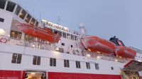 Kirkenes - geographischer Wendepunkt der Reise an der Russischen Grenze auf dem gleichen Längengrad wie St. Petersburg und Kairo