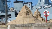 Kopenhagen - Kanalrundfahrt - Sandskulpturen