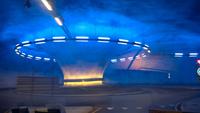 Kreisverkehr im Tunnel