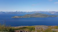 Kvænangen - Blick zum Gletscher Øksfjordjøkelen