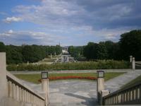 Längsachse im Park