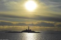 Landegode fyr - diesseits des Vestfjordes - sichert die Einfahrt nach Bodø