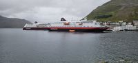 MS Trollfjord und MS Kong Harald in Honningsvag