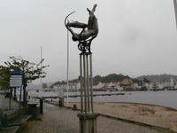 Mandal im Regen