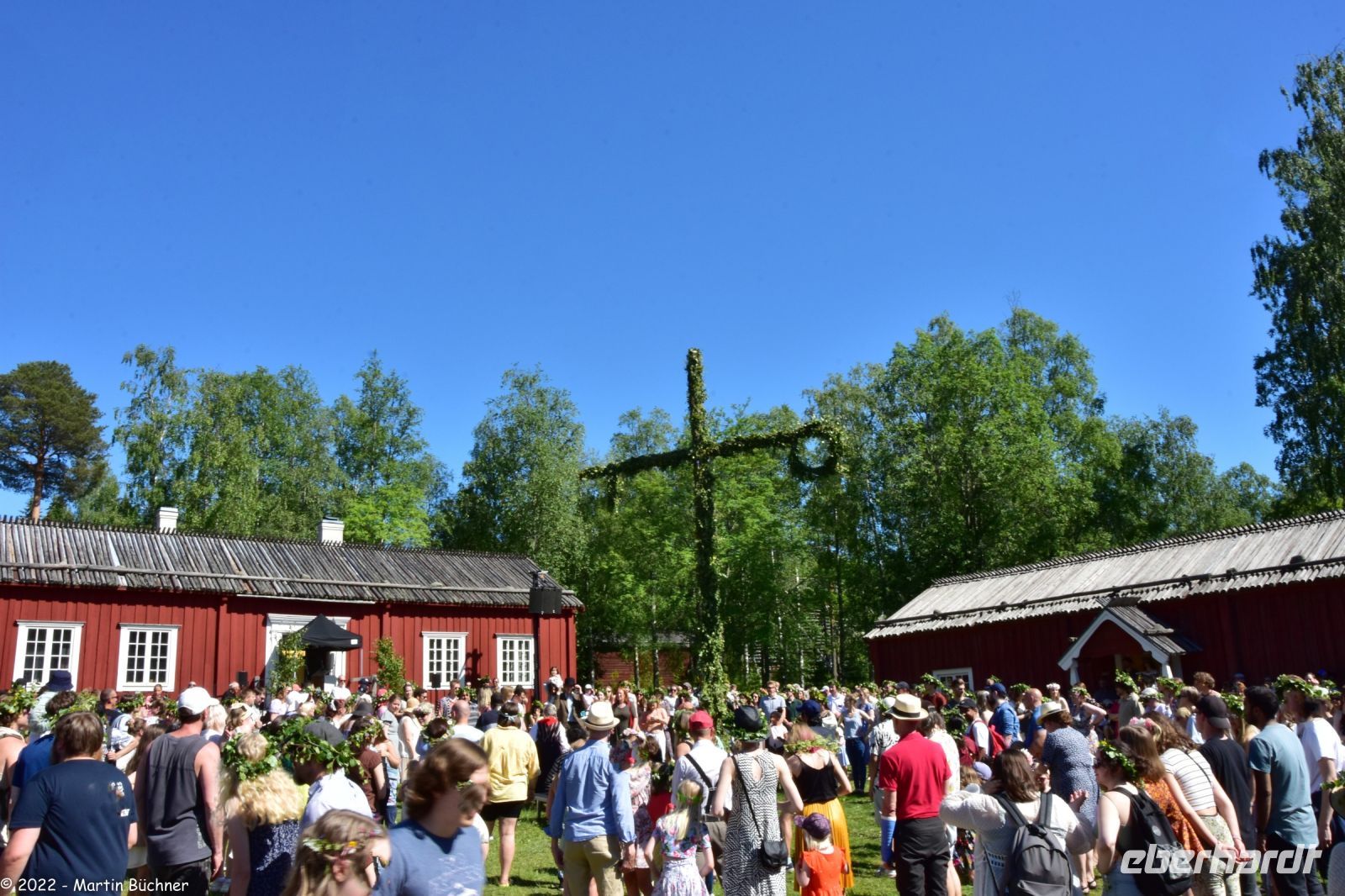 Midsommar - Mittsommerfest im Freilichtmuseum Umeå