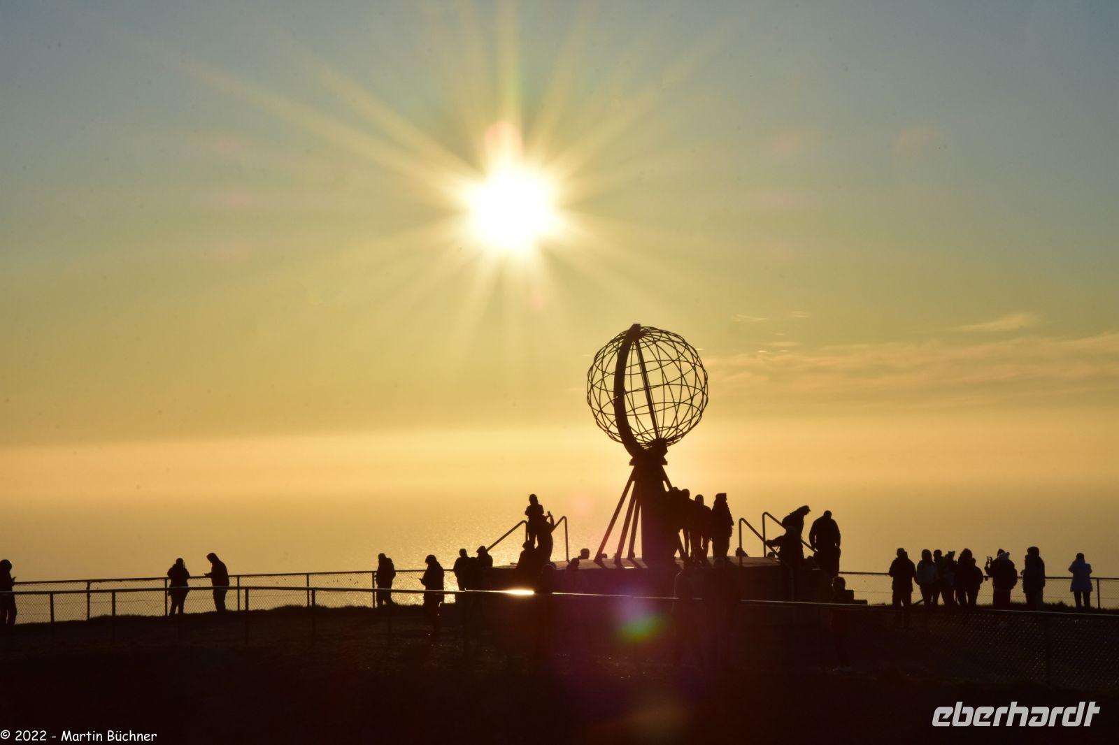 Mitternachtssonne am Nordkapp