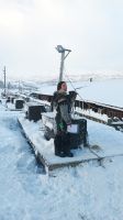 Musher auf der Hundefarm