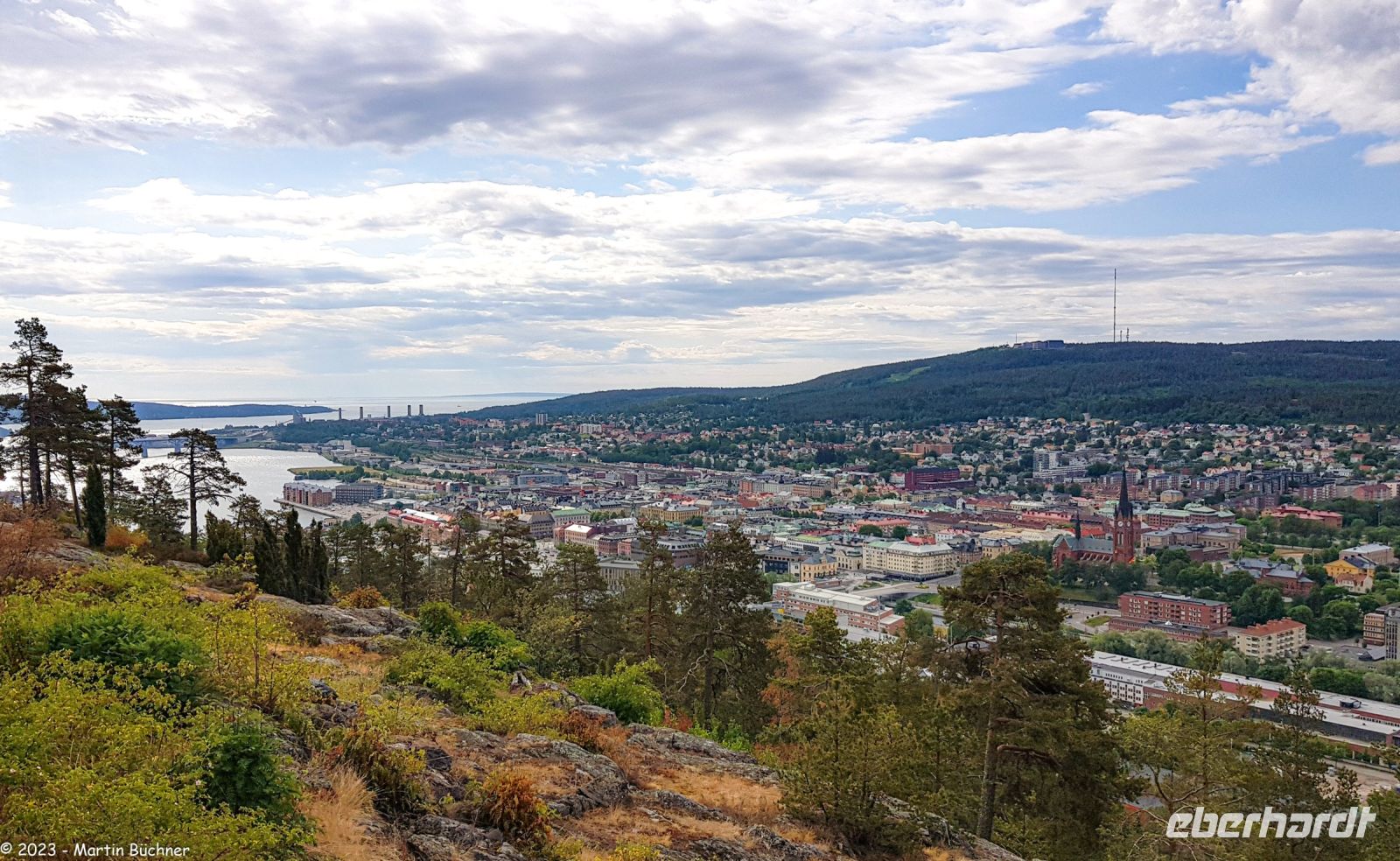 Norraberget - Blick über Sundsvall