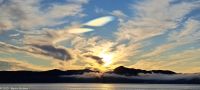 Polare Stratosphäenwolken - Perlmuttwolken - sie entstehen in Höhen von 20 - 30 km (!) und bei Temperaturen unter -78°C