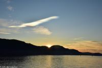 Polare Stratosphäenwolken - Perlmuttwolken - sie entstehen in Höhen von 20 - 30 km (!) und bei Temperaturen unter -78°C