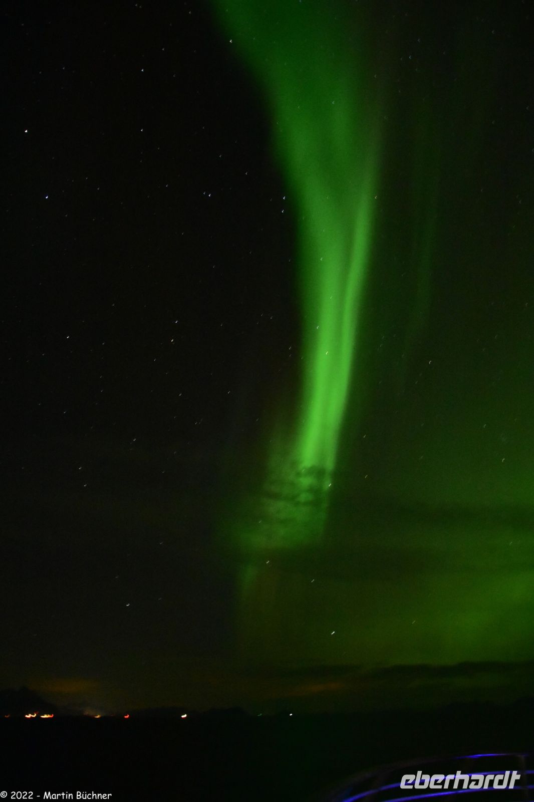 Polarlicht über dem Vestfjord