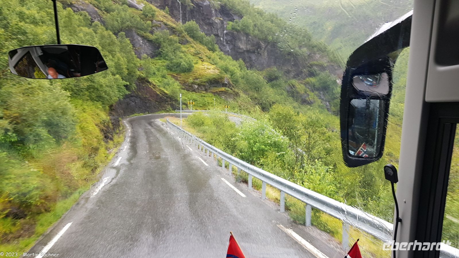 Rv 13 eine wichtige Nord-Süd-Verbindung im Sognegebiet - hier im Vikafjell