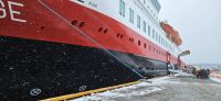 Schneefall in Hammerfest