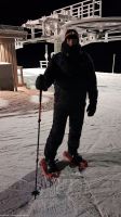 Schneeschuhwandern - Snowshoe Hike - um den Luosssavaara (von hier stammt das 