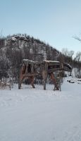 Skulptur aus Holz 