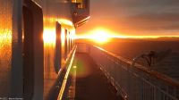 Sonnenuntergang in der Arktis