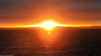 Sonnenuntergang in der Arktis