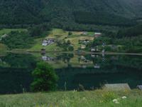 Spiegelung im Fjord