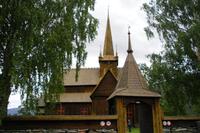 Stabkirche in Lom