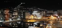 Start und Ausfahrt der Hurtigrute in Bergen