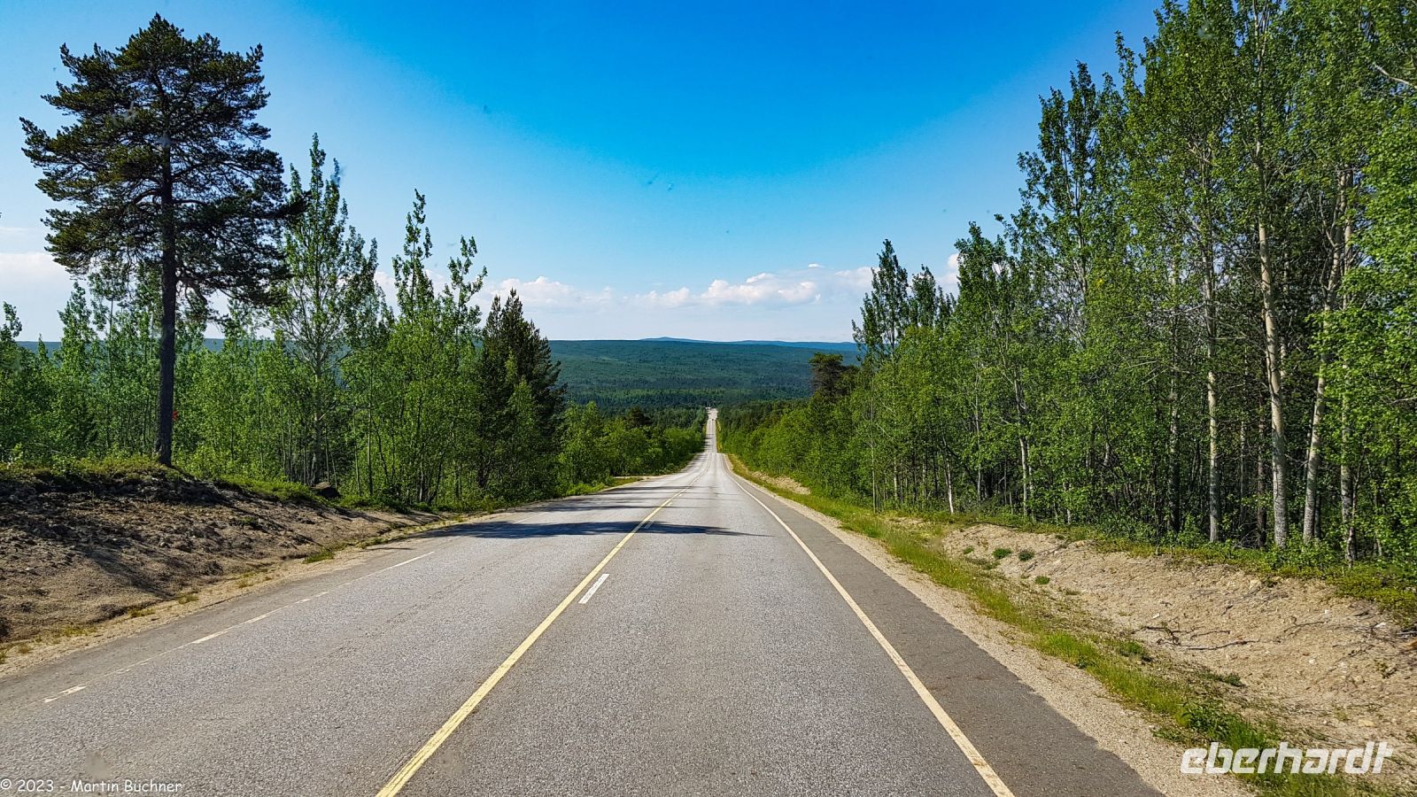 Straße 92 - Inari Richtung Norwegen und Karasjok