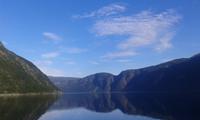 Traumwetter am Fjord