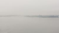 Trondheim im morgendlichen Nebel