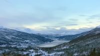 Von Tromsø nach Kiruna - an der E6 - Blick auf den Gratangsbotn (Nebenfjord des Astafjordes)