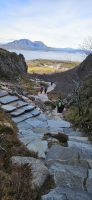 Wanderweg über 400 Stufen zum Torghatten
