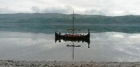 Wikinger auf dem Mjøsa-See vor Lillehammer