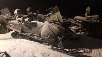 Winterstimmung in Kiruna, Lappland - Motorschlitten