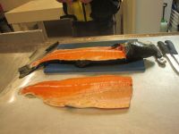 filetierter Lachs